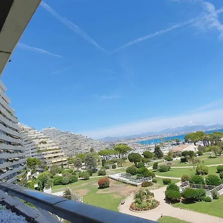 L'astronaute - Balcon Vue - Clim - Place Parking Privee - Marina Baie Des Anges Appartement