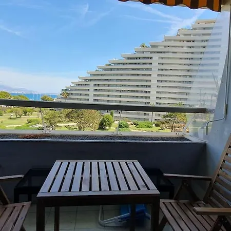 Appartement L'astronaute - Balcon Vue - Clim - Place Parking Privee - Marina Baie Des Anges *