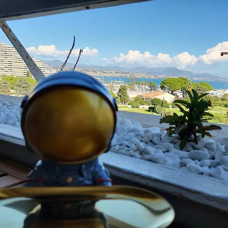 L'astronaute - Balcon Vue - Clim - Place Parking Privée - Marina Baie Des Anges Appartement